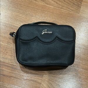 Guess Black Textured Crossbody Bag
